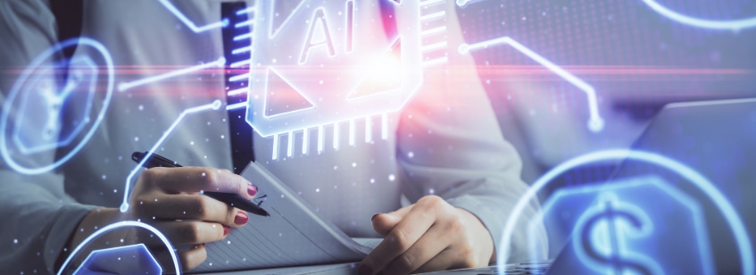 Persona usando tecnología