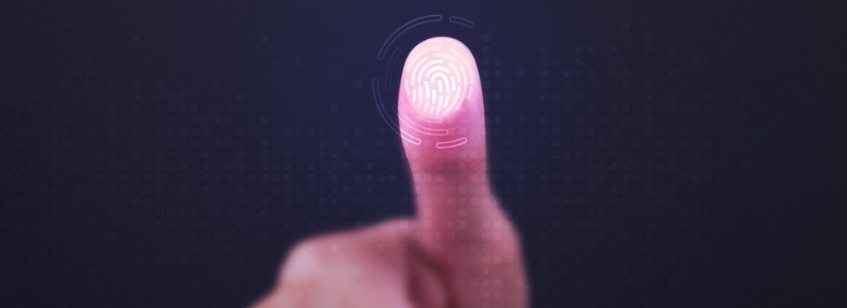 Foto de una huella digital