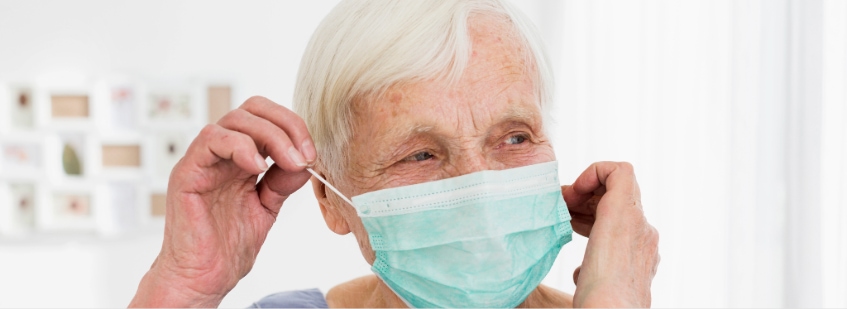 Persona con mascarilla