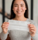 Persona con mascarilla